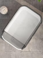 ZOOBERS Cat Litter Box with Anti-Splash High Sides, Detachable Design, Odor Control and Scoop Included (20x14x7 inch Or 50x34x18 cm) (White) - Image 8