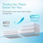 Pet Cleaning Glove Wipes for Dogs & Cats - Extra Thick Hypoallergenic Deodorizing Pet Bathing Wipes - Rinse Free Grooming Wipes for Pet Daily Care and Traveling - Unscented, 20 pcs - Image 6