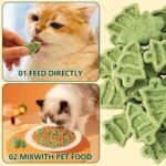 100g Cat Grass Teething Sticks, Edible Natural Dried Cat Grass Treats, CatSnack for Hairball Removal and Dental Care - Image 6