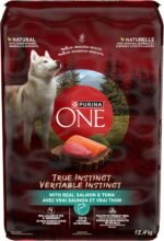 Purina ONE True Instinct High Protein Dry Dog Food, Salmon & Tuna - 12.4 kg Bag (1 Pack) - Image 3