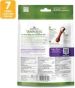 Whimzees Natural Grain Free Long Lasting Dental Dog Treats, Daily Use Packs, Medium Brushzees Bag of 7 - Image 3