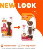 Nylabone Textured Bone, Small Dog Chew Toy, Natural, Regular/Small - Image 4