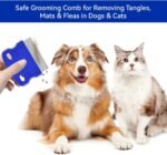6 Different Types of Pet Flea Removal Combs,Efficient Cleaning of Tangles,Dirt,Fleas,Lice,and Ticks, Suitable for All Pets. - Image 4