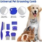6 Different Types of Pet Flea Removal Combs,Efficient Cleaning of Tangles,Dirt,Fleas,Lice,and Ticks, Suitable for All Pets. - Image 7