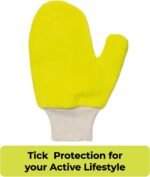 Tick Mitt Yellow Tick Removal Glove - Protective Tick Removal Tool for Humans and Pets - Safely Remove Ticks with Ease - Durable, Comfortable, and Easy to Use Tick Removal Glove - Image 3