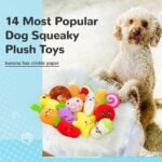 Legend Sandy 14 Pack Dog Squeaky Toys Cute Stuffed Plush Fruits Snacks and Vegetables Dog Toys for Puppy Small Medium Dog Pets - Image 6