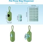 Cat Litter Scooper With Holder, Shovel With Waste Can and 135 Refill Bags (9 Boxes of 15), Large Capacity Portable Sifter Scoop System - Image 5