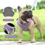Dog Harness No Pull for Medium Size, Easy Walk Adjustable Pet Harness, No-Choke Soft Padded Dog Vest, Reflective Breathable Pet Oxford Cloth with 2 Metal Leash Clips - Image 10