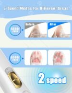 KIKETECH Cordless Dog Paw Trimmer - Low Noise LED Dog Clippers, Pearwhite - Image 5