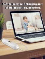 KIKETECH Cordless Dog Paw Trimmer - Low Noise LED Dog Clippers, Pearwhite - Image 7