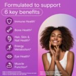 One A Day Multivitamin for Women - Daily Vitamins For Women - Womens Multivitamin With Vitamin A, Vitamin C, Vitamin D, and Zinc for Immune Support, Vitamin E, B12, Biotin, Calcium, Iron, 90 Tablets - Image 4