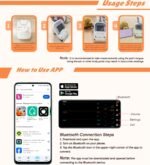 Veterinary Pulse Oximeter for Dogs, Cats, Bluetooth Pet Heart Rate Monitor, Veterinary Blood Oxygen Saturation and Spo2 Monitor, Clinic or Tools - Image 3