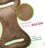 Benebone Dental Durable Dog Chew Toy for Aggressive Chewers, Real Bacon, Made in USA, Medium - Image 3
