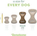 Benebone Dental Durable Dog Chew Toy for Aggressive Chewers, Real Bacon, Made in USA, Medium - Image 5