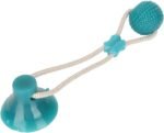 Suction Cup Dog Tug Rope Toy Self Playing Dog Tug Toy Dog Pull Toy Interactive Dog Toy Suction Cup Dog Tug Toy Teeth Cleaning Chewing Interactive Puppy Pull Toy for Yard Home - Image 4
