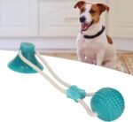 Suction Cup Dog Tug Rope Toy Self Playing Dog Tug Toy Dog Pull Toy Interactive Dog Toy Suction Cup Dog Tug Toy Teeth Cleaning Chewing Interactive Puppy Pull Toy for Yard Home - Image 9
