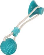 Suction Cup Dog Tug Rope Toy Self Playing Dog Tug Toy Dog Pull Toy Interactive Dog Toy Suction Cup Dog Tug Toy Teeth Cleaning Chewing Interactive Puppy Pull Toy for Yard Home - Image 10