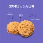 Three Dog Bakery Apple Oatmeal Woofer Cookies, Baked Dog Treats, 13 ounces - Image 4