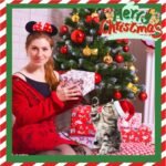 PowerKing Cat Bed for Indoor Cats,Cat House Furniture for Pet Kitten Tent Cave,Cute Dog Beds for Puppy Medium Dogs with Removable Washable Soft Cushioned Pillow,Grey - Image 3