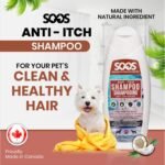SOOS Pet Anti-Itch Shampoo 500ml + Hypoallergenic Shampoo 500ml for Dogs & Cats - Dead Sea Minerals Enriched - Include Natural Ingredients, Vitamins - (1x Anti-Itch & 1x Hypoallergenic) (2 Pack) - Image 5