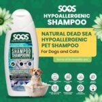 SOOS Pet Anti-Itch Shampoo 500ml + Hypoallergenic Shampoo 500ml for Dogs & Cats - Dead Sea Minerals Enriched - Include Natural Ingredients, Vitamins - (1x Anti-Itch & 1x Hypoallergenic) (2 Pack) - Image 6