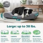 Furhaven Pet Bed for Dogs & Cats - Ultra Plush Luxe Lounger Contour Mattress Supportive Solid Slab Orthopedic Dog Bed, Removable Machine Washable Cover - Gray, Large, 31435087BX - Image 4