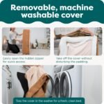 Furhaven Pet Bed for Dogs & Cats - Ultra Plush Luxe Lounger Contour Mattress Supportive Solid Slab Orthopedic Dog Bed, Removable Machine Washable Cover - Gray, Large, 31435087BX - Image 5