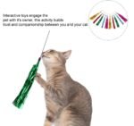 Alasum 10pcs Cat Tinsel Wand Accessory Cat Teaser Interactive Mom Attachment Refill Wands - Image 6