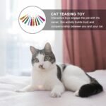 Alasum 10pcs Cat Tinsel Wand Accessory Cat Teaser Interactive Mom Attachment Refill Wands - Image 10
