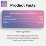 Calming Chews for Cats - Cat Calming Treats for Anxiety, Stress Relief Aid, Storms, Grooming, Fireworks, Separation, Travel, & Motion Sickness - Made in USA (60 Soft Chews- Cat) - Image 6