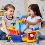 Marvel Spidey and His Amazing Friends Water-Webs Webs Ahoy Bubble Pirate Ship Toy, 3-Inch Action Figures & Boat Playset, Super Hero Toys, 3+ Years - Image 7