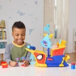 Marvel Spidey and His Amazing Friends Water-Webs Webs Ahoy Bubble Pirate Ship Toy, 3-Inch Action Figures & Boat Playset, Super Hero Toys, 3+ Years - Image 12