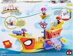 Marvel Spidey and His Amazing Friends Water-Webs Webs Ahoy Bubble Pirate Ship Toy, 3-Inch Action Figures & Boat Playset, Super Hero Toys, 3+ Years - Image 20
