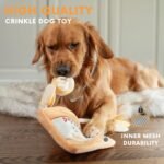 CHEWFFON Dog Puzzle Toys, Puppy Toys, Interactive Puppy Toys, Dog Enrichment Toys, Crinkle Dog Games, Durable Hide and Seek Toy,Nose Work Dogs Toy (Level 2) - Image 6