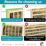 Wood Small Animal Habitat Observation Cage Multipurpose Rodents Feeding Station for Cage and Aviary Use Detachable Tray Small Animal Cage - Image 7