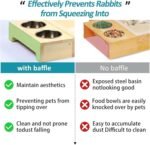 Wood Small Animal Habitat Observation Cage Multipurpose Rodents Feeding Station for Cage and Aviary Use Detachable Tray Small Animal Cage - Image 8