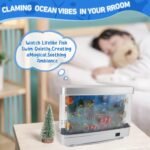 LED Aquarium Sensory Light, 12.2 X 8.9Artificial Tropical Fish Decorative, Fake Aquarium Decorative Lamp with Moving Fish, Bedroom, Kids Room, Living Room, Party Decoration - Image 5