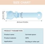 6PCS Cat Treat Spoon Dispenser, Squeeze & Strip Feeder for Wet Food & Licky Treats, Multi-Function Cat Food Spoon, Easy Feeding Tool for Cats (3Colors) - Image 3