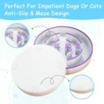 Personalized Slow Feeder Dog Bowls, Pet Puzzle Feeder, Bloat Stop Maze Dishes for All Breeds Pets, Customisable Cat Slow Feeder Bowl with Name, Gifts for Pet Owners, Birthday, Adoption - Image 5