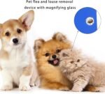 Magnifyer Lens Fleas Comb For Pet Safe Ticks Catching Card Easy To Use Cats Dog Grooming Accessories Efficient Tool Fleas Catcher Card For Dog And Cats - Image 3