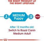 Royal Canin Size Health Nutrition Medium Puppy Dry Dog Food, 4 lb - Image 8