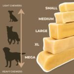 Bully Bunches Premium Mint Himalayan Yak Chew for Dogs, 100g, All-Natural, Long-Lasting, Authentic Yak Milk, Healthy Dental Chew, High-Protein, Grain-Free (Medium, 3 Pack) - Image 5