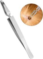 Tweezer, Durable Polished Dog Remover, Practical Professional Cats for Pet Dogs Flea Removing Louse - Image 6