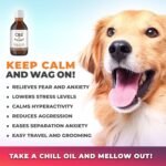 CB2 Hemp Oil for Dogs [100 ML/Organic] Hip and Joint Supplement for Dogs - Extra Strength for Pain & Anxiety. Relieves Pain/Arthritis/Inflammation/Separation Anxiety/Stress/Made in Canada - Image 4