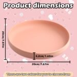 Cat Food Bowl, Food Grade Silicone Cat Dish, Wide Shallow Non-Slip Pet Bowl for Dry Food Wet Food (Green) - Image 3