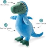 Fringe Studio Dog Plush Pet Toy with Squeaker, Feelin’ Jawsome! (289626) for All Breed Sizes, Medium, Multicolor - Image 4
