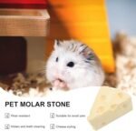 Chinchilla Chew Blockss, Calcium Teeth Grinding Toy, Cheese Shape Chinchillas Chew Toys, Healthy Chew Toy for Chinchilla, Squirrel, Gerbil - Image 5