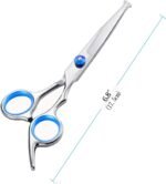 Dog Grooming Scissors,Pet Hair Scissors with Safety Round Tips, Heavy Duty Titanium Stainless Steel, Professional Dogs Cats Pets Grooming Shears - Image 5