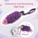 wodoca Dog Tug Toys for Aggressive Chewers, Interactive Dog Rope Toy, Tug of War Toys, Puppy Chew Toys Rope with Strong Squeak, Knots Cotton for Teeth Cleaning, Training Medium, Large Dogs - Image 4