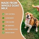 Pets Gone Wild Whole Goat Milk Cookies | Natural Dog Treats & Cat Snacks | Food Topper & Training Rewards | Low-Calorie, Whole Grain, No Additives | Peanut Butter Dog Treats | Made in Canada | 40g - Image 4